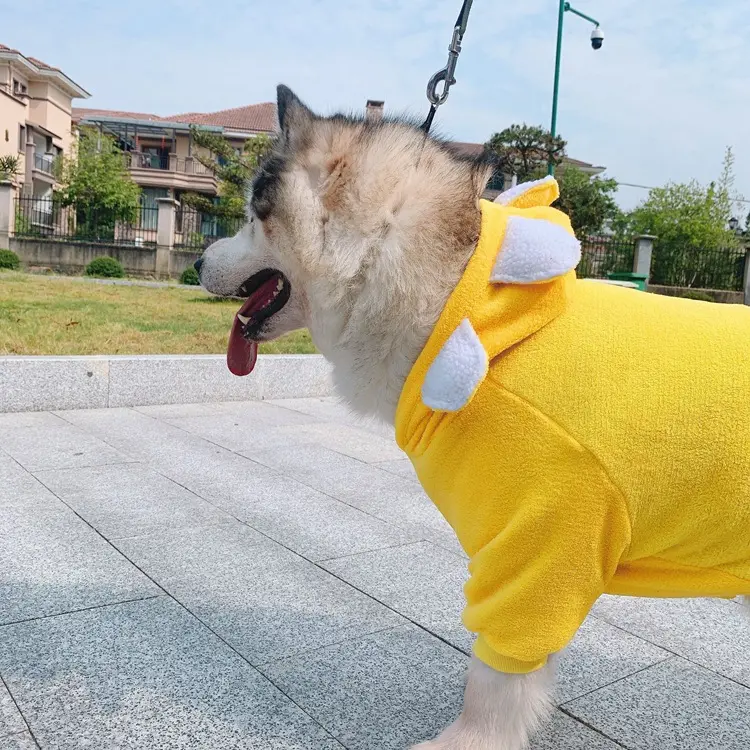 एस ~ 6XL थोक सूरजमुखी टोपी बड़े पीले पालतू कुत्ते तौलिया हूडि
