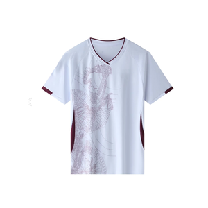 เสื้อยืดแขนสั้นสำหรับผู้ชายและผู้หญิงสำหรับการแข่งขันแบดมินตันและการฝึกซ้อม - Product Image 4