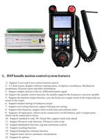 Sistema de Control de Movimiento CNC de la Marca WIXHC con Restauración de Cortes de Energía y Guardado de Puntos de Interrupción, Núcleo DSP, Compatible con Formato de Archivo G Code, NC, TXT, TAP