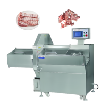 Machine à découper les cuisses de poulet commerciale, coupeur rectangulaire automatique, équipement industriel de transformation de la viande, moteur 240 tours/min