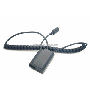 Cable de resorte DCC12 DCC17 9V PD, batería ficticia de 21/30 cm para Lumix G9, para cámara Lumix G9, GH4, <span class=keywords><strong>GH5</strong></span>, <span class=keywords><strong>GH5S</strong></span>, GH6, para cámara de 12 V, para cámara Lumix G9, 2, 2, 3, 4, 2, 2, 3 - Product Image 3