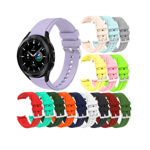 Cinturino in silicone per Galaxy Watch 4, braccialetto sportivo da 46mm 42mm, ricambio per <span class=keywords><strong>Samsung</strong></span> <span class=keywords><strong>Band</strong></span> - Product Image 1