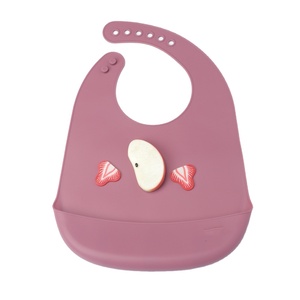 Bibs Silicone giraffe pattern can be customized silicone bibs - Product Image 3
