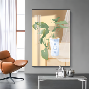 Moderno pop Estilo nórdico Margarita flores DIY restaurante pintura al óleo lienzo decoración pintura girasol tulipán flor pintura - Product Image 3