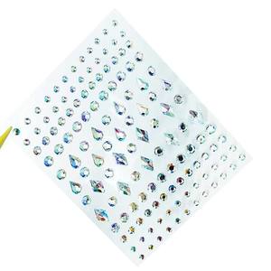 OJOS maquillaje <span class=keywords><strong>temporal</strong></span> pegatina belleza Rhinestone cara joyas tatuaje para música Festival fiesta piedra Accesorios - Product Image 1