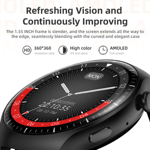 Montre intelligente 4 <span class=keywords><strong>Pro</strong></span> Montre intelligente à écran rond <span class=keywords><strong>Wearfit</strong></span> <span class=keywords><strong>Pro</strong></span> Bracelet intelligent étanche Grande capacité de batterie Montre intelligente avec 2 bracelets - Product Image 5