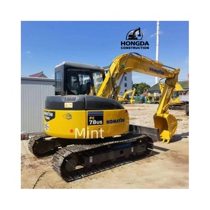 Excavatrice d'occasion Komatsu Pc78 Excavatrice hydraulique sur chenilles Original japonais Excellente performance à vendre - Product Image 4