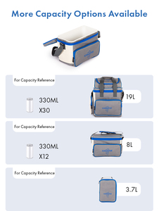 IceMaster Custom 12can Portable Ecológico 600D Poliéster Enfriador suave Bolsas aisladas Enfriadores suaves para la playa - Product Image 5