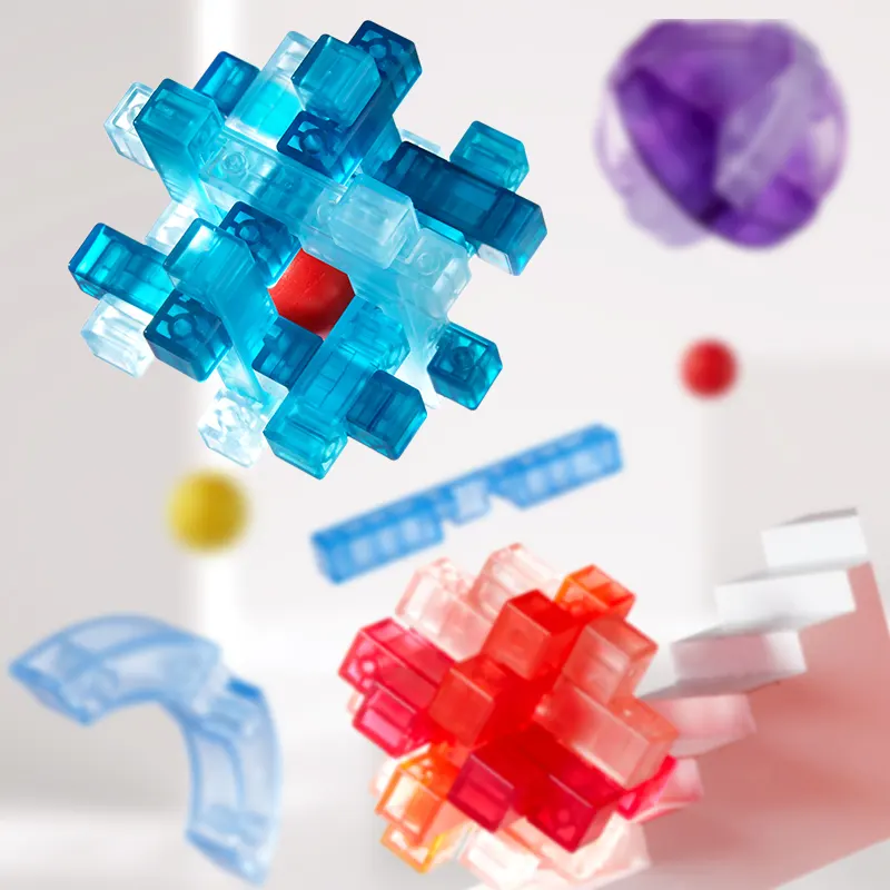 Mideer MD2218-MD2226 3D игрушка Танграм Liu-Tong замок мозговые твистеры IQ головоломка блок Танграм