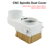Capot anti-poussière 65 75 80 85 90 100mm, capot d'aspiration, capot collecteur de poussière pour broche CNC, pour pièces de routeur CNC en stock