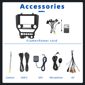 Android 13 2 + 32GB IPS 1280*720 pantalla Radio de coche para Ford Mustang 2014-2021 <span class=keywords><strong>Video</strong></span> estéreo Wifi navegación GPS Carplay Auto - Product Image 5
