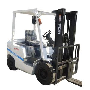 Montacargas Diésel TCM de 3 Toneladas, Usado, con Cilindro Central, para Almacén, Maquinaria de Movimiento de Tierras, Maquinaria de Construcción Usada - Product Image 1