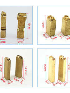 Aiguilles 2x4x15mm 2x3x15mm pour le codage de date/lot; Accessoires pour machine de codage à ruban HP241 en cuivre, origine Chine - Product Image 5