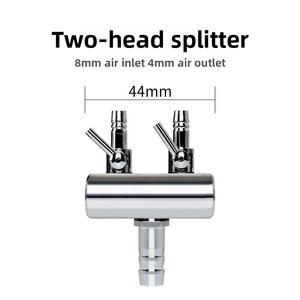 Distributeur d'<span class=keywords><strong>oxygène</strong></span> pour <span class=keywords><strong>aquarium</strong></span>, accessoires durables, valve de réglage du volume d'air rectangulaire, tube oxygénateur, répartiteur - Product Image 6