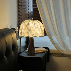 Ceramic Table <b>Lamp</b> E27 <b>Led</b> Warm <b>Light</b> Bedroom Study Desk Decorative Lighting Medieval Style Eye Caring Design - Product Image 5