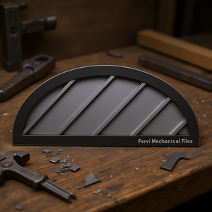 Limas Mecánicas Fervi de Acero de Precisión, Herramientas Manuales de Grado Industrial para Dar Forma a Metal y Madera - Product Image 3