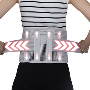 Ceinture de protection lombaire réglable tonique avec quatre plaques en acier robustes Sculpteur de type corset avec ventilation exceptionnelle - Product Image 4