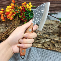 Couteau de boucher professionnel de 6 pouces |   Acier inoxydable à haute teneur en carbone |   Manche en bois de Pakka |   Couteau à viande et à agneau |   Échantillon gratuit