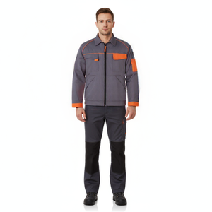 Men's High Quality Coverall Polyester Cotton Breathable High Tensile and Tear Strength <strong>Overalls</strong> Jacket Cargo Pants <strong>Work</strong> Uniforms - Product Image 3