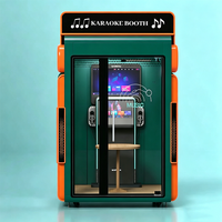 Sing King mesin Game dioperasikan koin pengiriman elektronik mesin sistem Karaoke Mini Ktv/Stan karaoke/kotak Jukebox untuk dijual