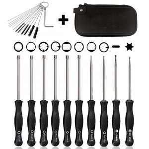Outil de réglage du <span class=keywords><strong>carburateur</strong></span> 10 pièces <span class=keywords><strong>Tournevis</strong></span> avec outil de nettoyage Sac de transport <span class=keywords><strong>pour</strong></span> moteur à 2 temps Tronçonneuse <span class=keywords><strong>Carburateur</strong></span> - Product Image 5
