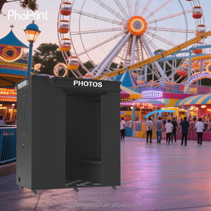 Cabina de Fotos Instantánea Portátil para Exteriores con IA, Operada con Monedas, para Impresión de Fotos de Pasaporte - Product Image 3