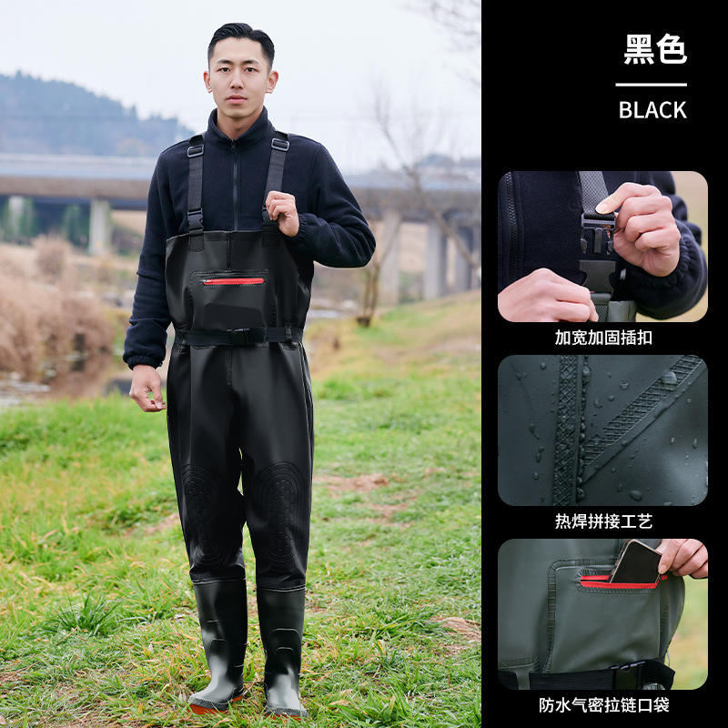 รุ่นอัปเกรดเสริมความแข็งแรงด้วย PVC - สีดำ