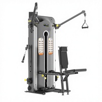 Máquina de Gimnasio Gymlead Serie JXS para Press de Hombros con Cables Cruzados Dobles, Pila de Pesas de 80 kg, Certificación CE, Entrenador Funcional para Culturismo