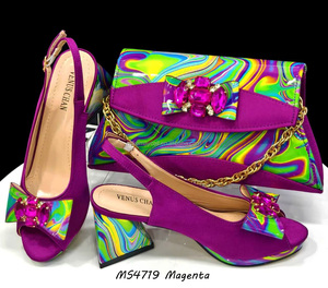 Zapatos y bolsos a juego italianos baratos y finos de oro que combinan con conjunto de buen estilo para mujer - Product Image 3