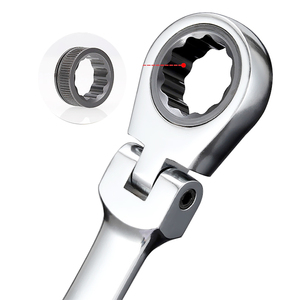 6-24 Mm Sửa Chữa Công Cụ Mở <span class=keywords><strong>End</strong></span> Wrenches Linh Hoạt Ratchet Cờ Lê Thiết Lập Để Xe Đạp Mô-men Xoắn Cờ Lê Cờ Lê - Product Image 4