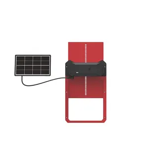 Solar light sensing automatic plastic chicken coop door Light Sensing Chicken Cage Door