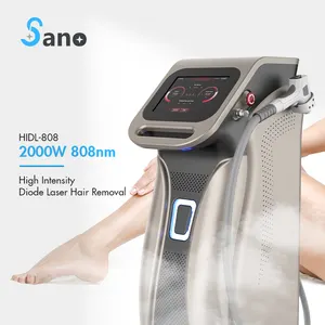 Sano Manufacturer 2000w Diode Laser Hair Removal Machine Permanent Hair Removal 12*23