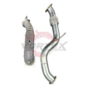 ท่อไอเสียสแตนเลสสตีล Vortex High Performance ขนาด 1.5 มม. ขัดเงาแบบกระจก สำหรับ Civic Type R FL5 2.0T - Product Image 4
