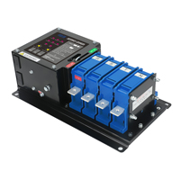 Commutateur de transfert automatique triphasé de 100 ampères, commutateur de transfert automatique triphasé 100A 2p 3p 4P ATS avec couvercle de PC