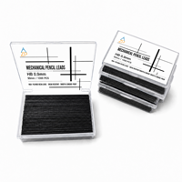 Lot de 1000 Mines de Crayon Mécanique HB 0,9 mm, Résistantes à la Cassure, en Résine Polymère de Haute Qualité, Noires, Longueur 90 mm