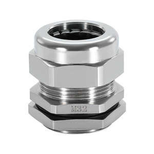 304 Stainless Steel <b>Cable</b> Gland Pg Thread 12-100mm Ip68 Waterproof Connector With Locking Nut And Sealing Ring - Product Image 2