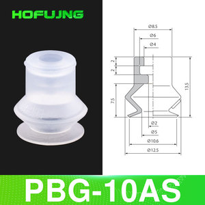 Accesorios Neumáticos Industriales de Doble Capa para Brazo Robótico Estilo Myotoku, PBG-15A/20/30/40/75/110 para Uso Industrial - Product Image 4