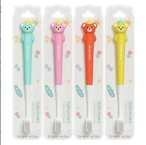 แปรงสีฟันขนนุ่มรูปหมีลายการ์ตูนสำหรับเด็ก ใช้ในบ้าน จากโรงงานโดยตรง - Product Image 3