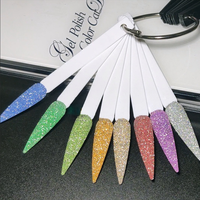 Poudre de diamant cristalline super brillante pour nail art, paillettes à fort effet de brillance pour ongles à presser, décorations scintillantes en résine en vrac
