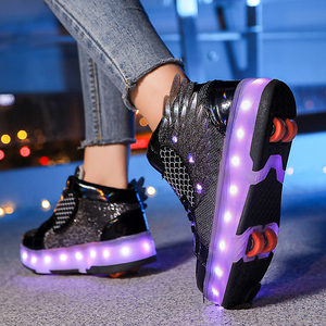 <span class=keywords><strong>Scarpe</strong></span> <span class=keywords><strong>da</strong></span> ginnastica sportive LED per bambini, <span class=keywords><strong>scarpe</strong></span> luminose per neonati e bambine con design in rete, <span class=keywords><strong>scarpe</strong></span> sportive per bambini - Product Image 6