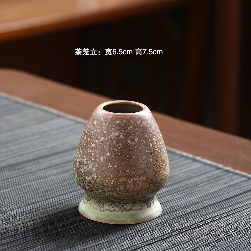 Soporte para batidor marrón