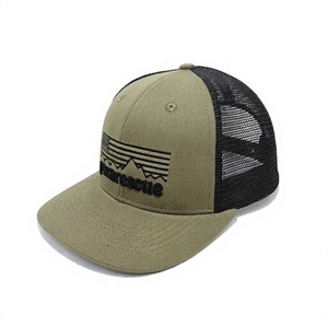 Casquette Trucker en Maille Personnalisée avec Logo Brodé, Casquette à 6 Panneaux avec Patch Brodé, Respirante et Structurée pour Hommes – Vente en Gros - Product Image 1