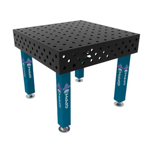 SteelExpert GPPH welding bench, 1x1m, 25mm thick, <b>28mm</b> holes - Product Image 1