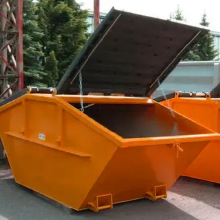 Waste management Garbage bin tipping loader skip container