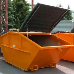 Waste Management Garbage Bin Tipping Loader Skip Container