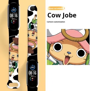 Nhà Máy Tùy Chỉnh Phim Hoạt Hình In Cho Xiaomi Mi Ban Nhạc 9 Dây Đeo Thời Trang Thương Hiệu Với Đối Với Xiaomi Mi Ban Nhạc 5/6/7/8/3/4 Dây Đeo Cổ Tay - Product Image 3