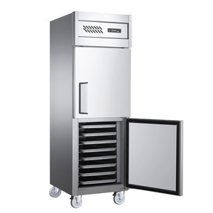 Réfrigérateur commercial à encastrer Nuelead NE-802, refroidi par air, en acier inoxydable, 450L, pour cuisine - Product Image 4