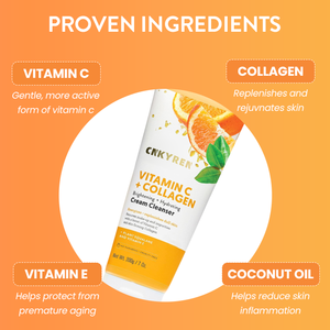 Làm sạch sâu kiểm soát dầu hữu cơ rửa mặt với Vitamin C kem sữa rửa mặt cho lỗ chân lông giảm thiểu và loại bỏ mụn đầu đen - Product Image 2