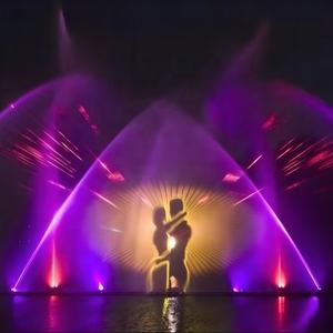 Écran d'eau holographique 7D flottant sur le lac, grande projection <span class=keywords><strong>de</strong></span> film, <span class=keywords><strong>fontaine</strong></span> dansante, spectacle <span class=keywords><strong>de</strong></span> lumière laser pour événements et attractions - Product Image 6