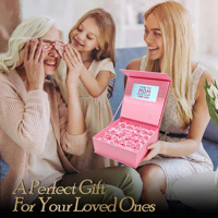 Boîte cadeau de Noël avec fleurs préservées Shopify Dropshipping, roses éternelles, produits de fleurs, la rose éternelle
